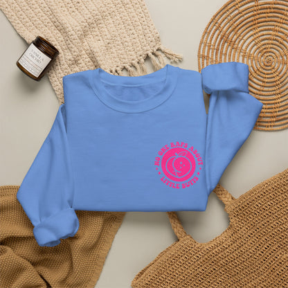Squat Because No One Raps About Little Butts Sweatshirt | Pink Retro Fitness Quote I Gildan