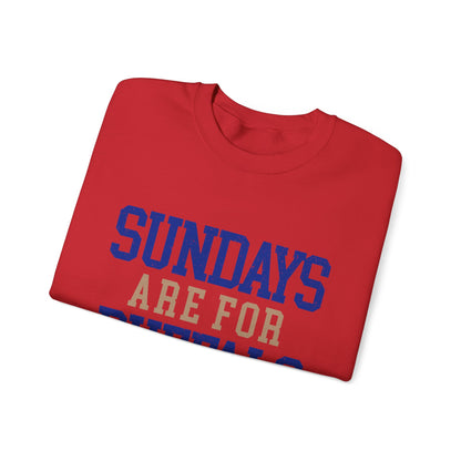 Sundays Are For Buffalo Bils Sweatshirt | NFL Football Fandom Crewneck I Gildan Crewneck Unisex