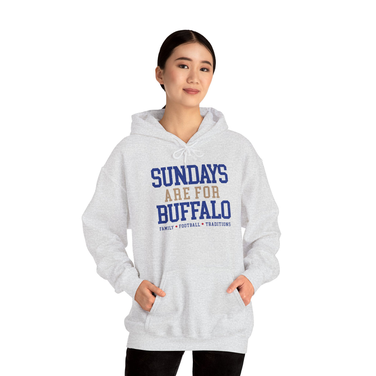 Sundays Are For Buffalo Hoodie | Football Tailgate Crew Pullover I Gildan Hoodie Unisex I Buffalo Bills NFL Fans