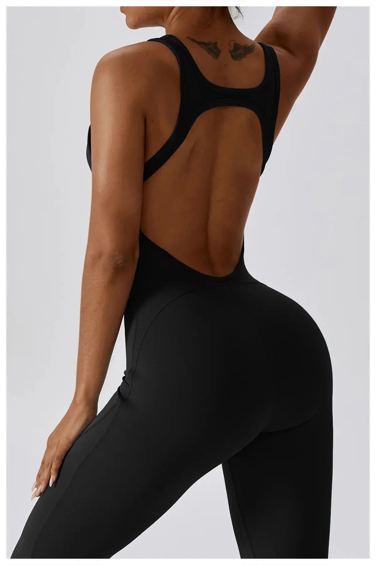 Backstage Flare Jumpsuit  Lolu Active
