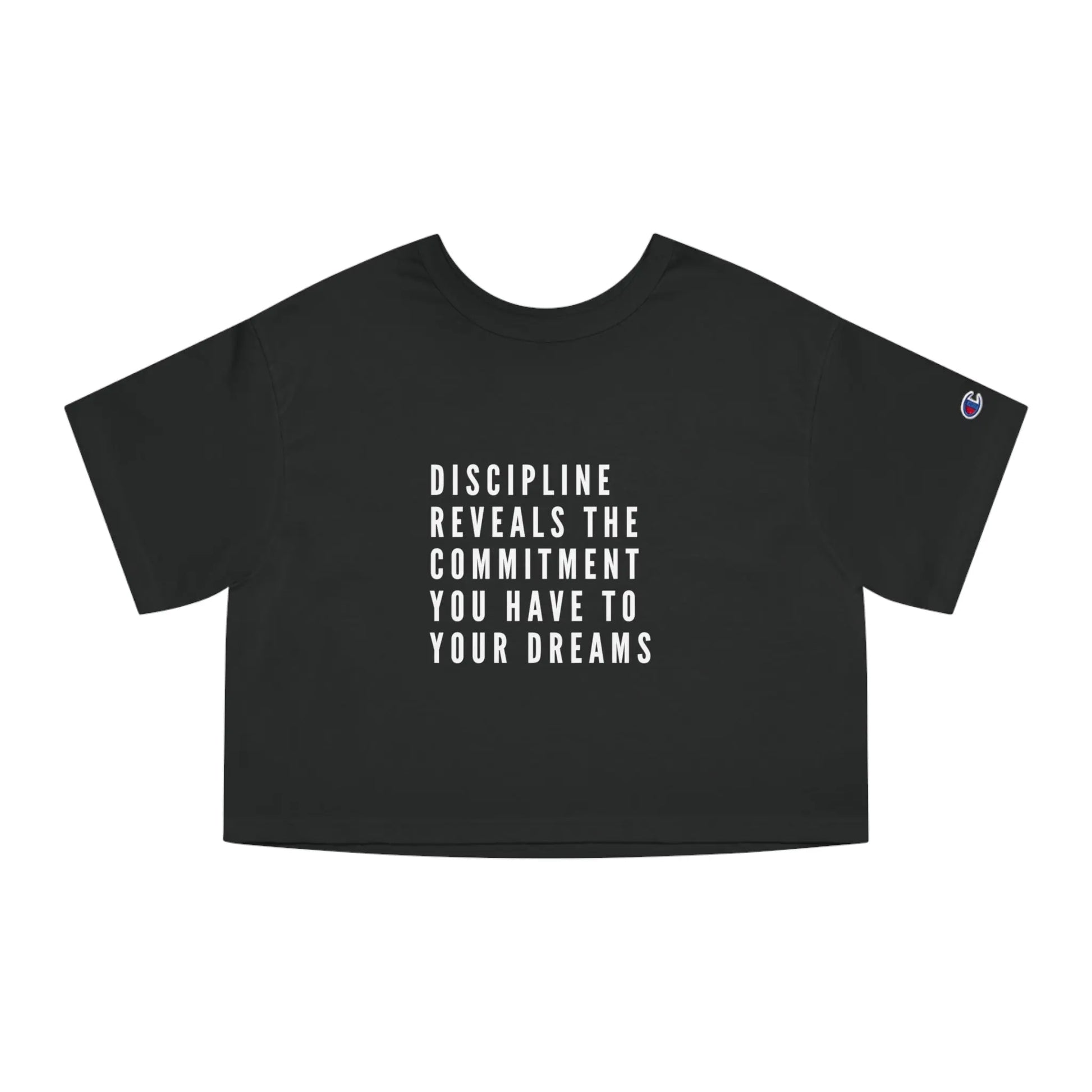 Commit to Your Dreams Cropped Tee  Lolu Active