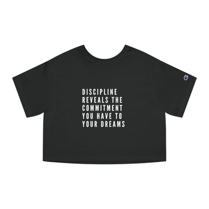 Commit to Your Dreams Cropped Tee  Lolu Active