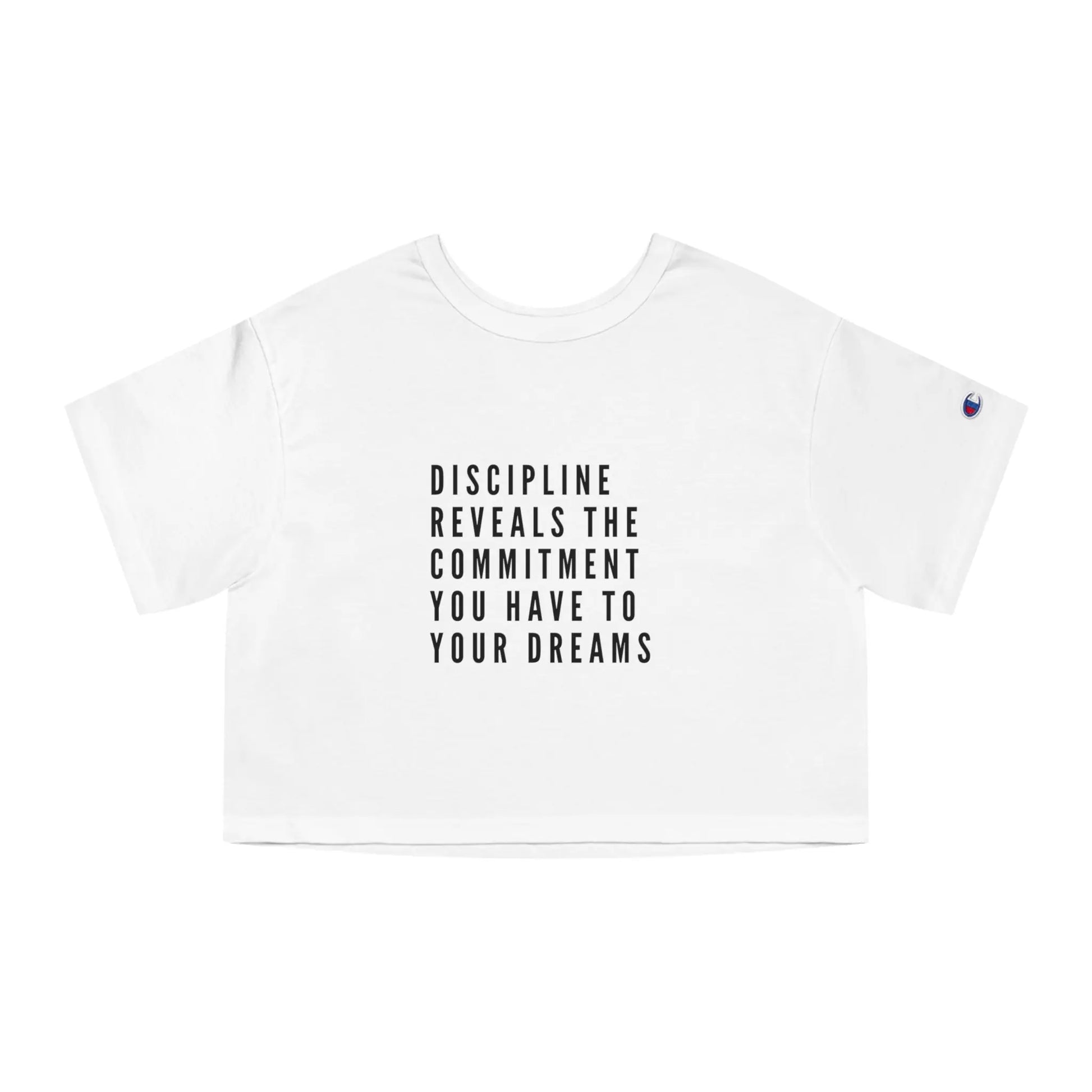 Commit to Your Dreams Cropped Tee  Lolu Active
