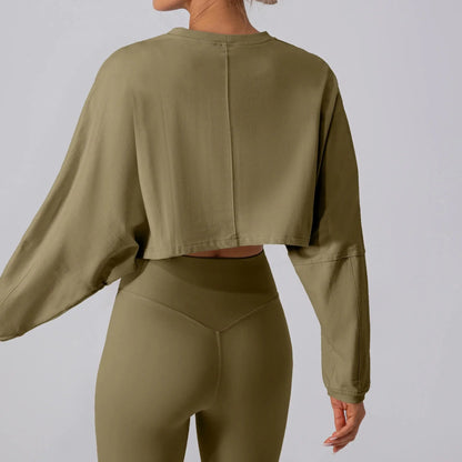 Cropped BF Sweater  Lolu Active