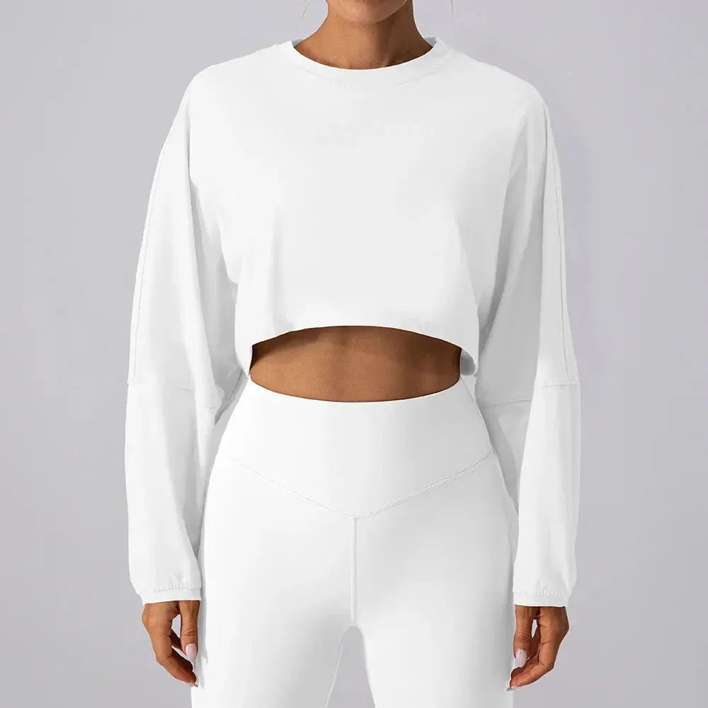 Cropped BF Sweater  Lolu Active