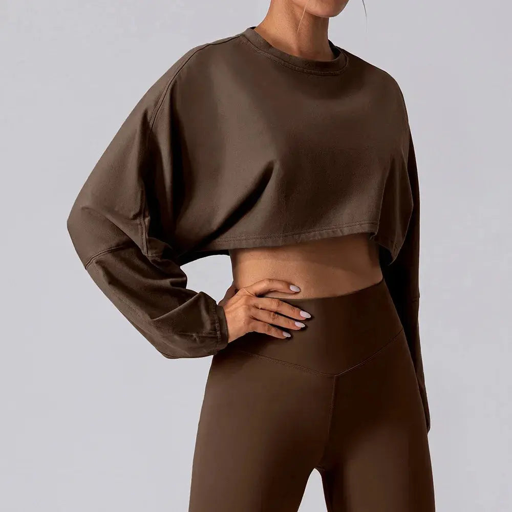 Cropped BF Sweater  Lolu Active