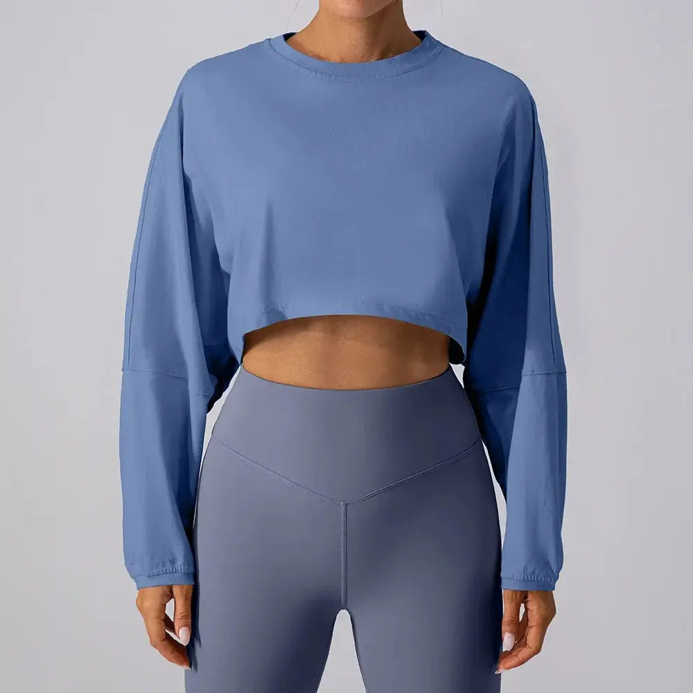 Cropped BF Sweater  Lolu Active