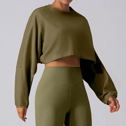 Cropped BF Sweater  Lolu Active