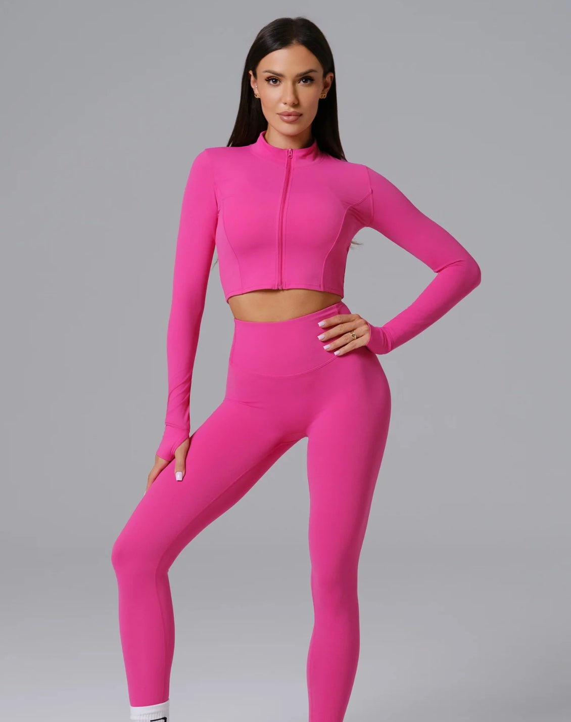 CurveFlex Trio 3 Piece Seamless Set Pink Drink