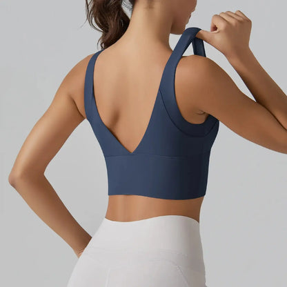 Dip Back Yoga Bra  Lolu Active