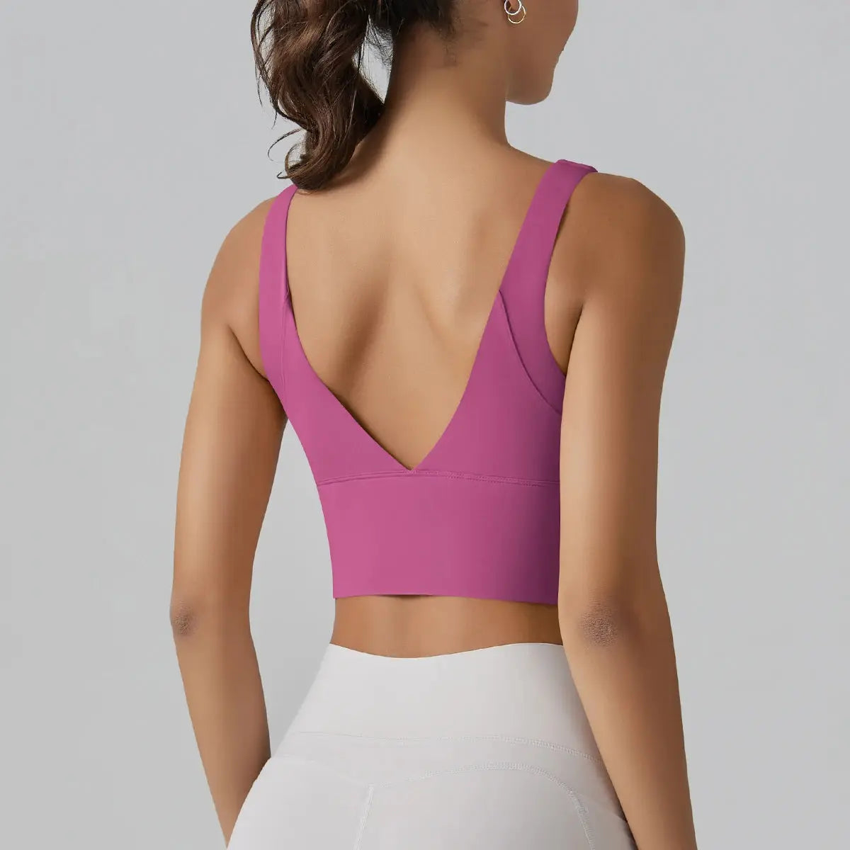 Dip Back Yoga Bra  Lolu Active