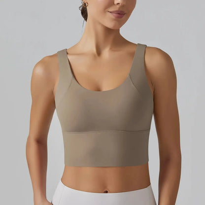 Dip Back Yoga Bra  Lolu Active