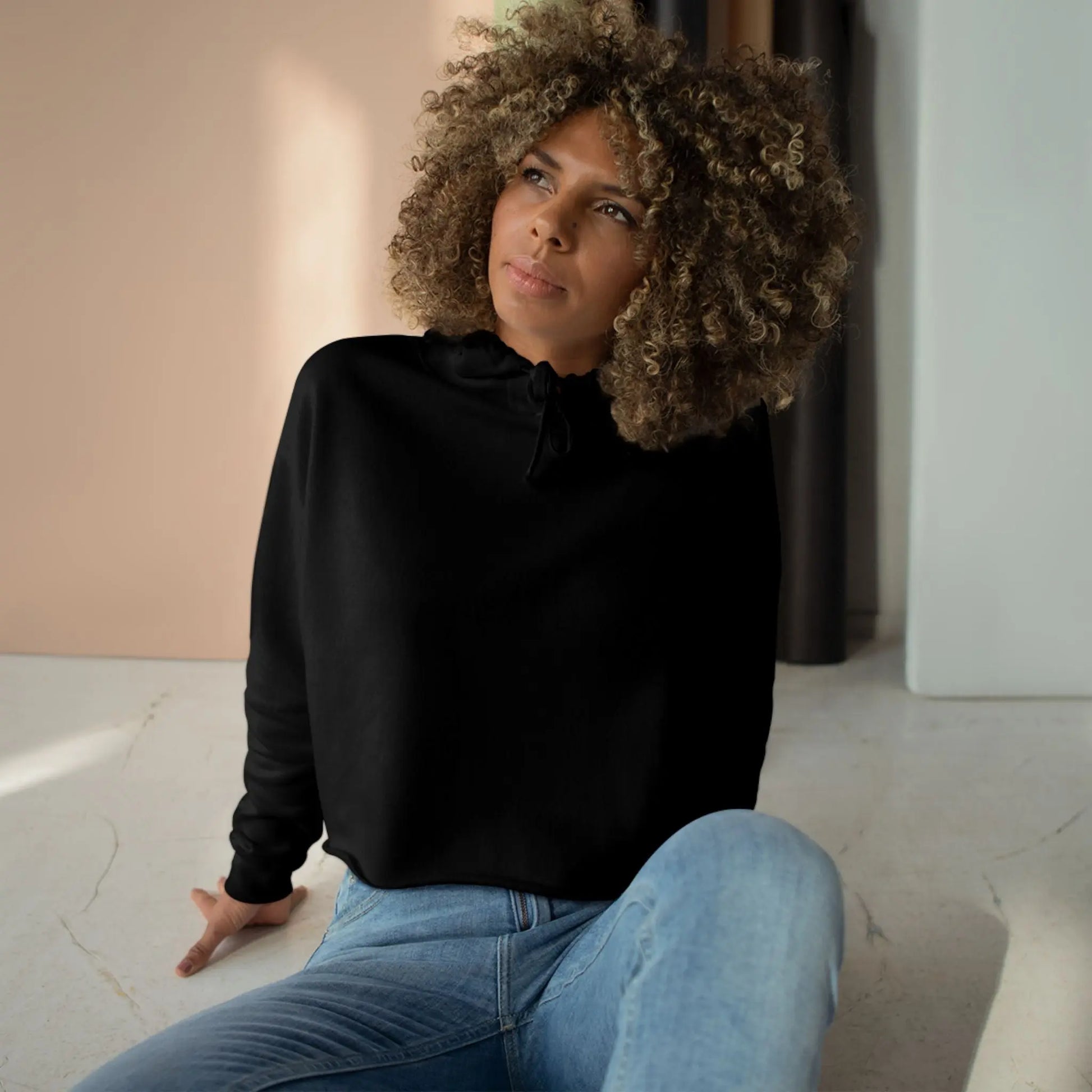 Do It For The Booty Cropped Hoodie  Lolu Active