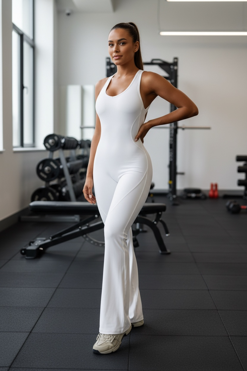 Reform Open Back Flare Jumpsuit