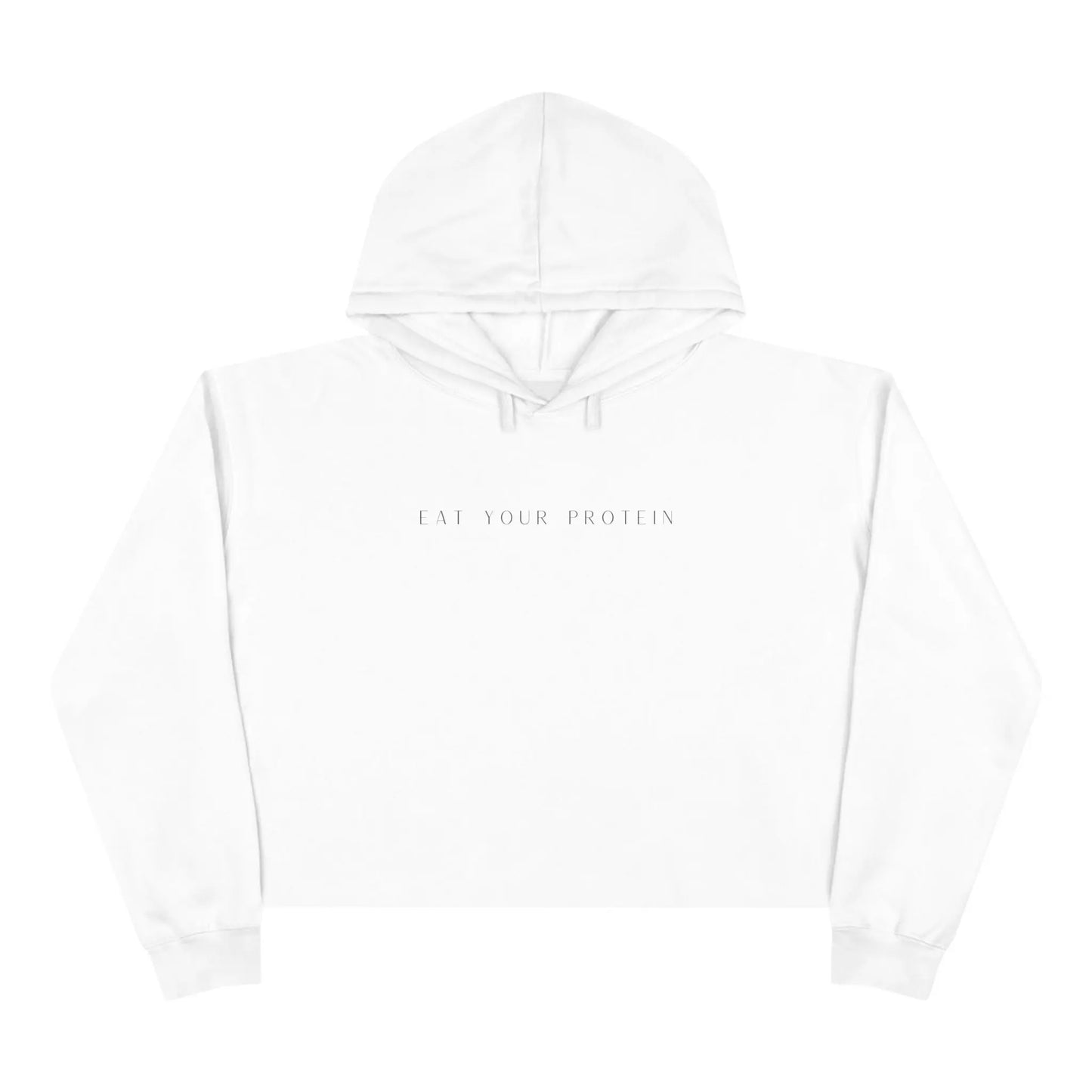 Eat Your Protein Cropped Hoodie  Lolu Active