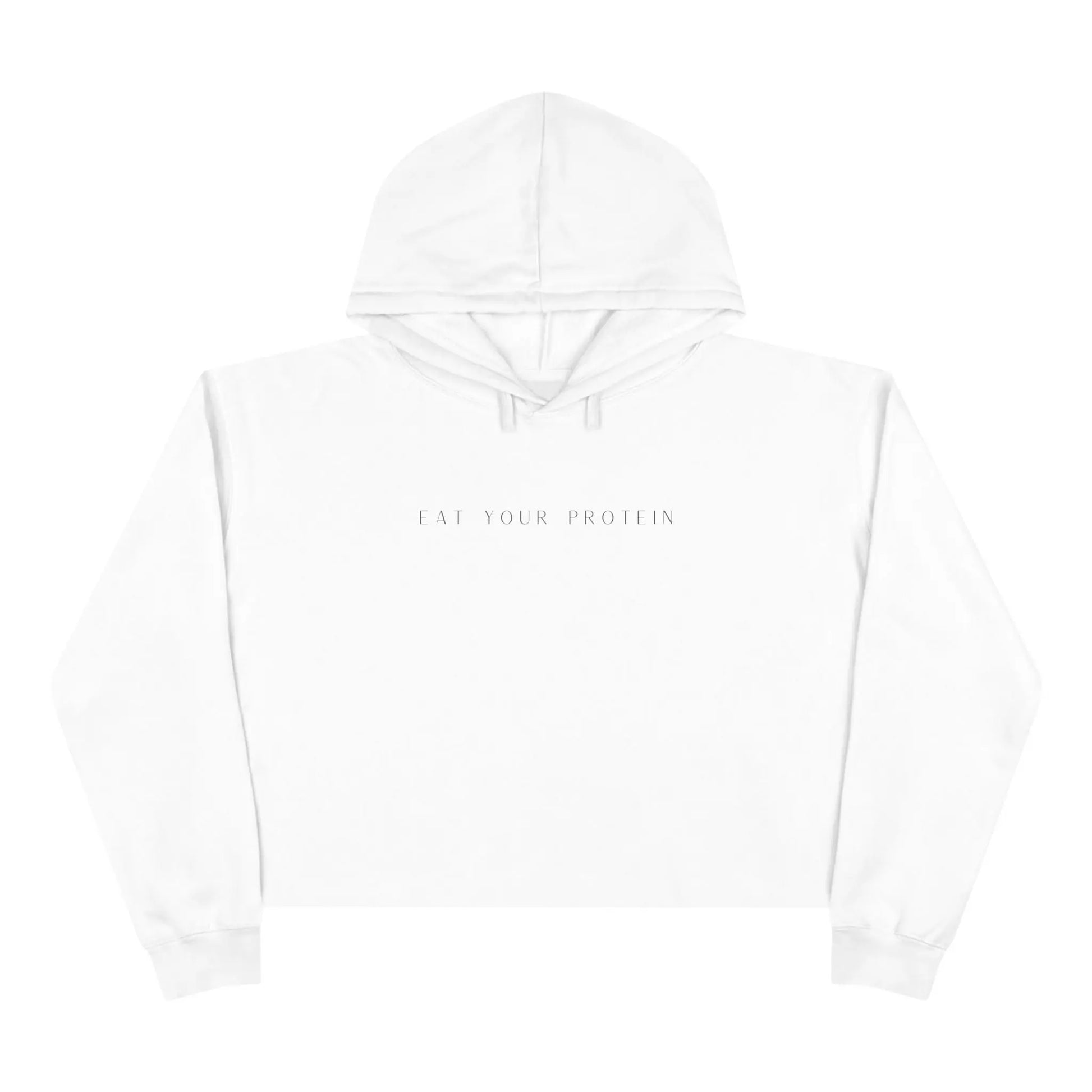 Eat Your Protein Cropped Hoodie  Lolu Active