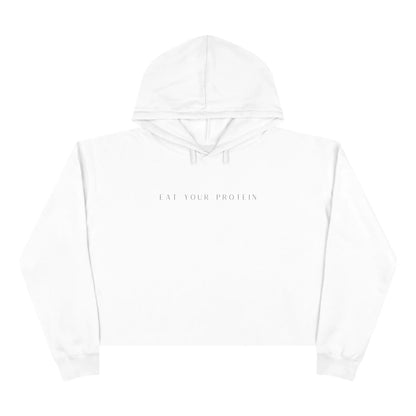 Eat Your Protein Cropped Hoodie  Lolu Active