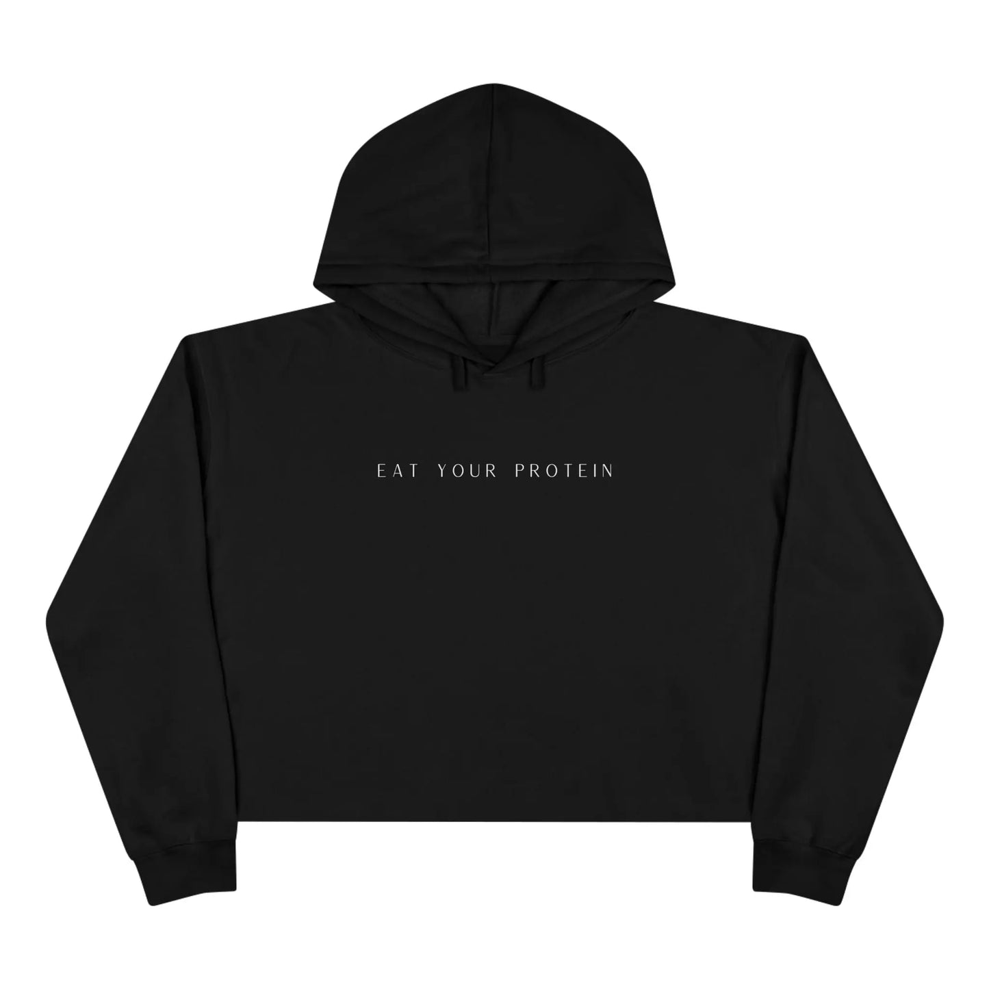 Eat Your Protein Cropped Hoodie  Lolu Active