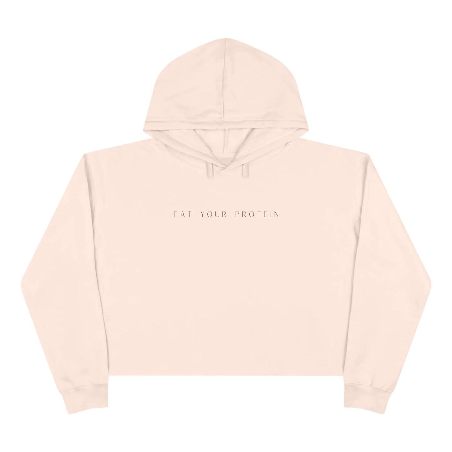 Eat Your Protein Cropped Hoodie  Lolu Active