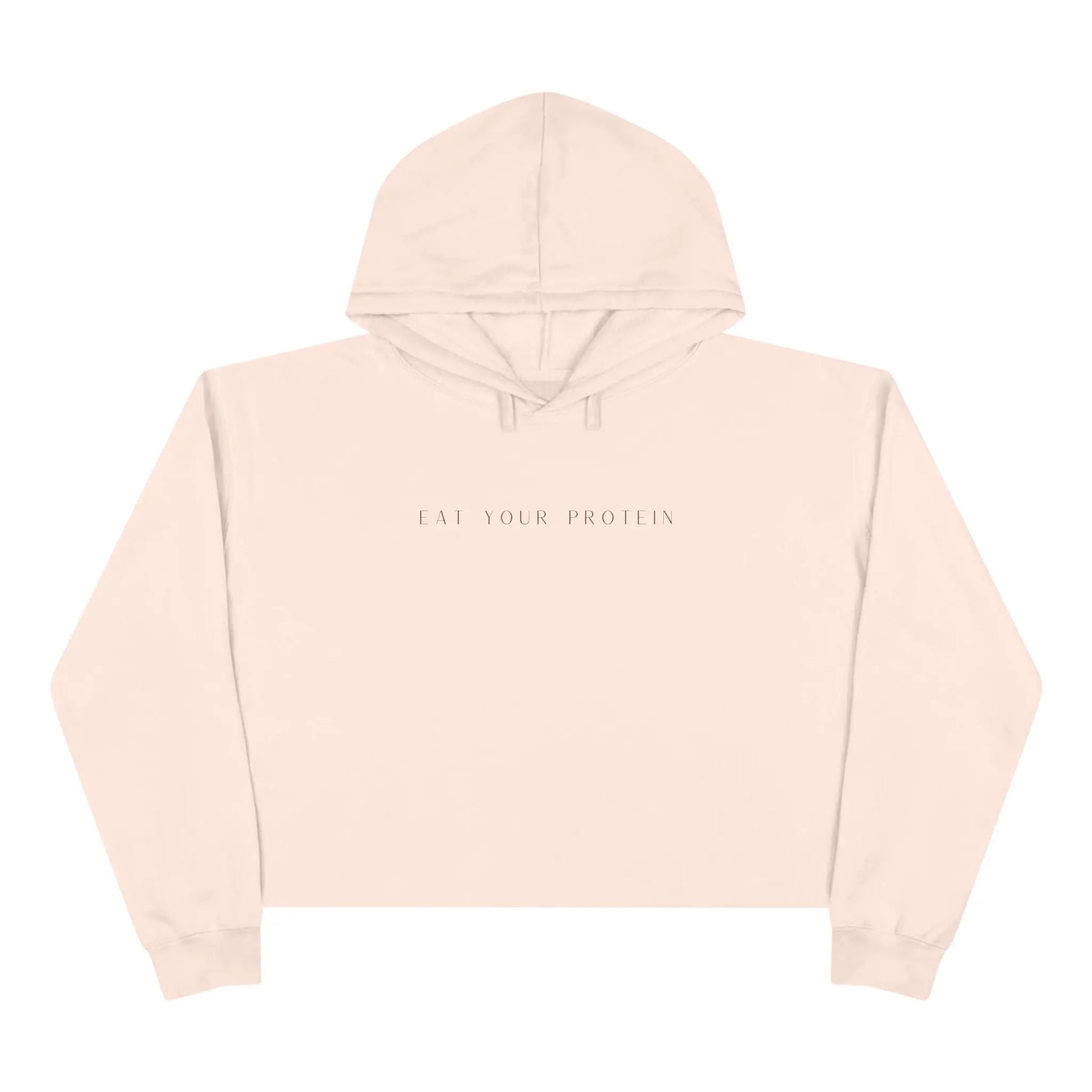 Eat Your Protein Cropped Hoodie  Lolu Active
