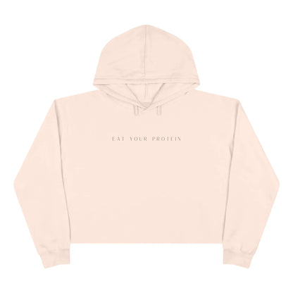 Eat Your Protein Cropped Hoodie  Lolu Active