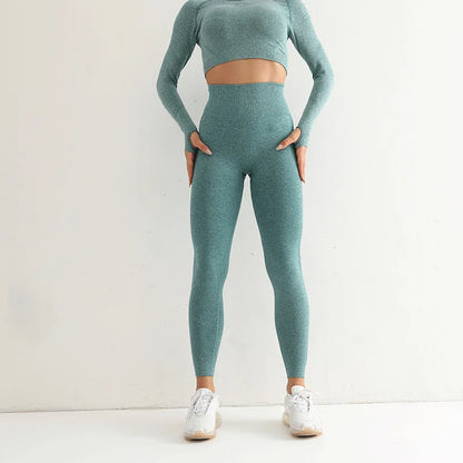 Lift and Sculpt Bubble Butt Compression Leggings