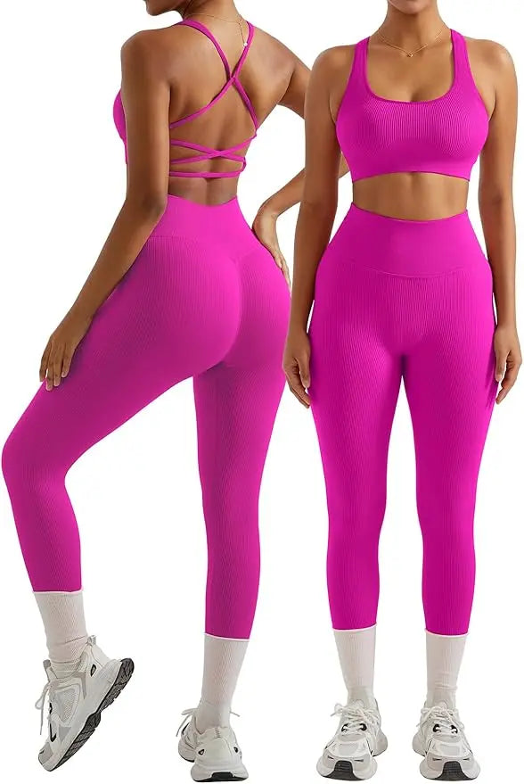 Ignite Ribbed Set  Lolu Active