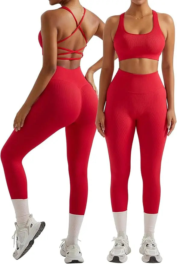 Ignite Ribbed Set  Lolu Active