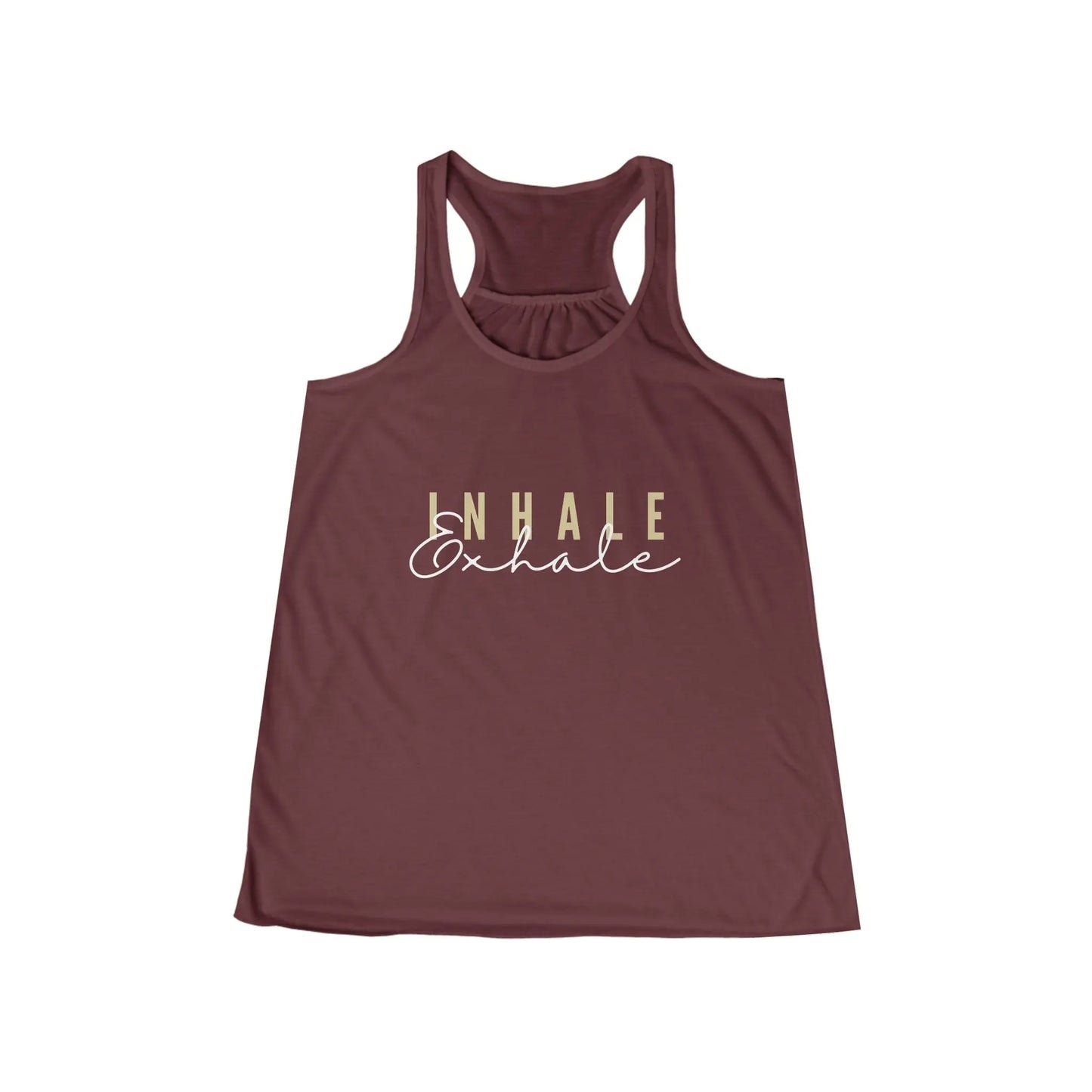 Inhale Exhale Racerback Tank  Lolu Active