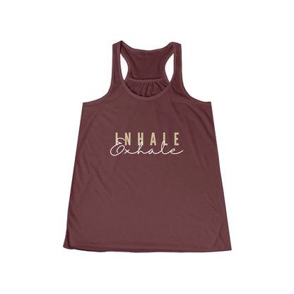 Inhale Exhale Racerback Tank  Lolu Active