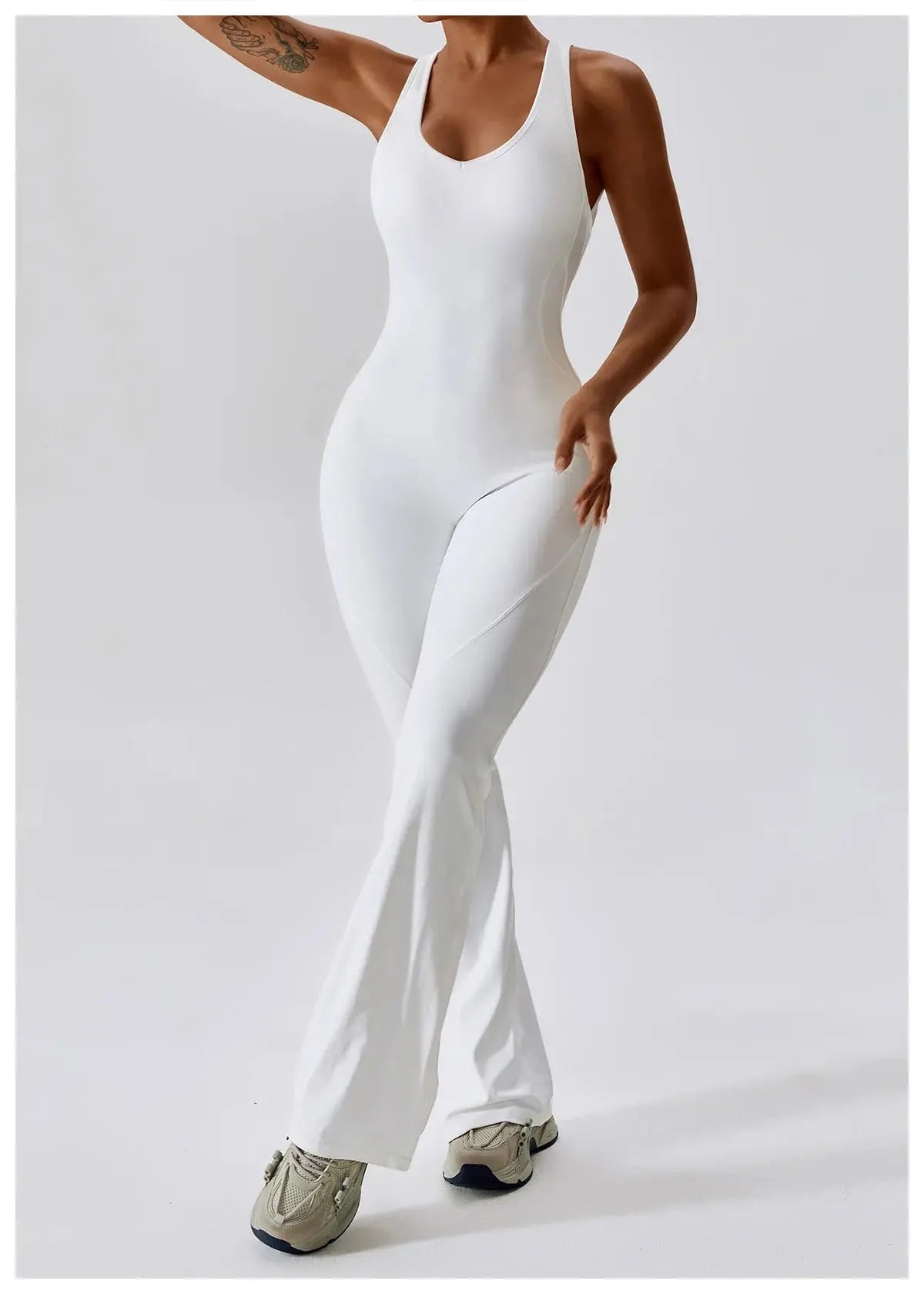 Lolu Backless Jumpsuit Flare (Copy)  Lolu Active