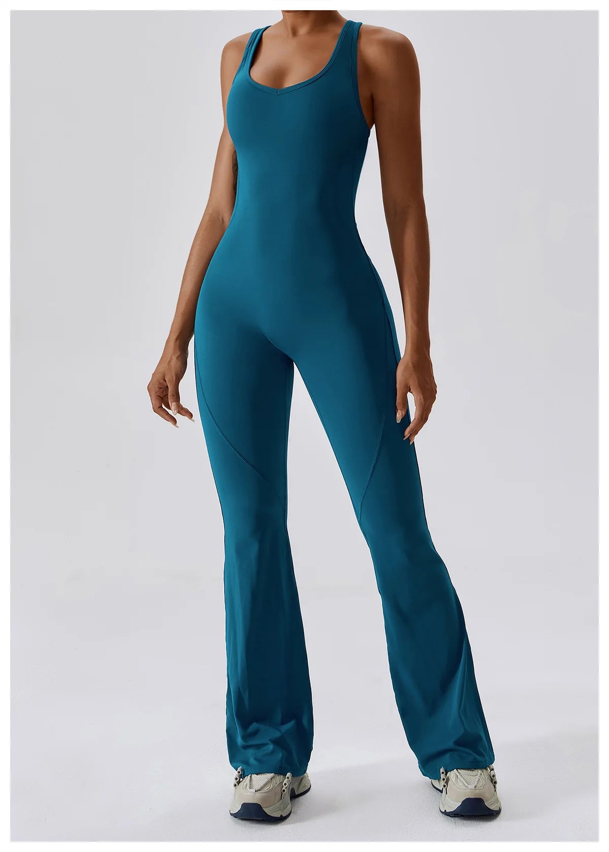 Lolu Backless Jumpsuit Flare - Lolu Active