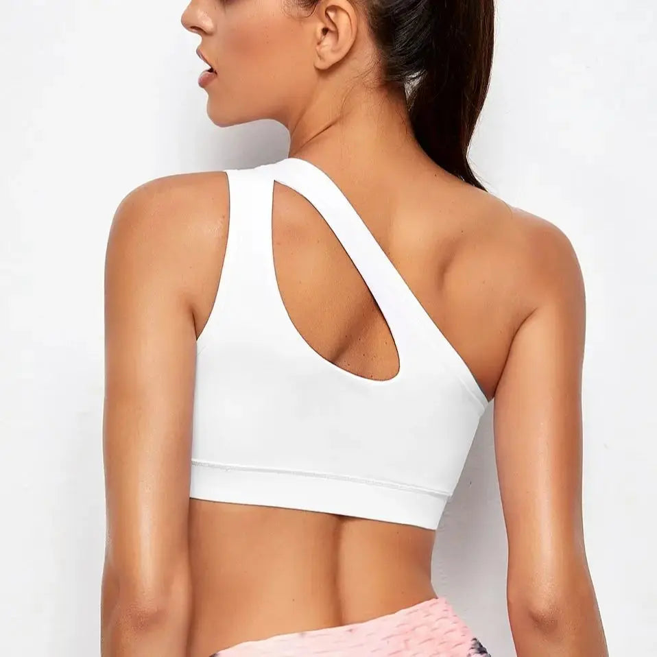 Luna One-Shoulder Bra  Lolu Active