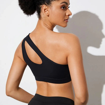 Luna One-Shoulder Bra  Lolu Active