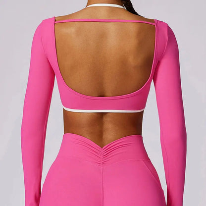Meesha Backless Top  Lolu Active