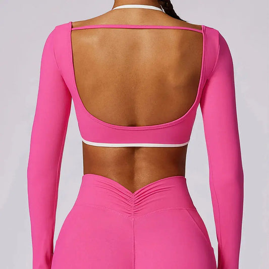 Meesha Backless Top  Lolu Active