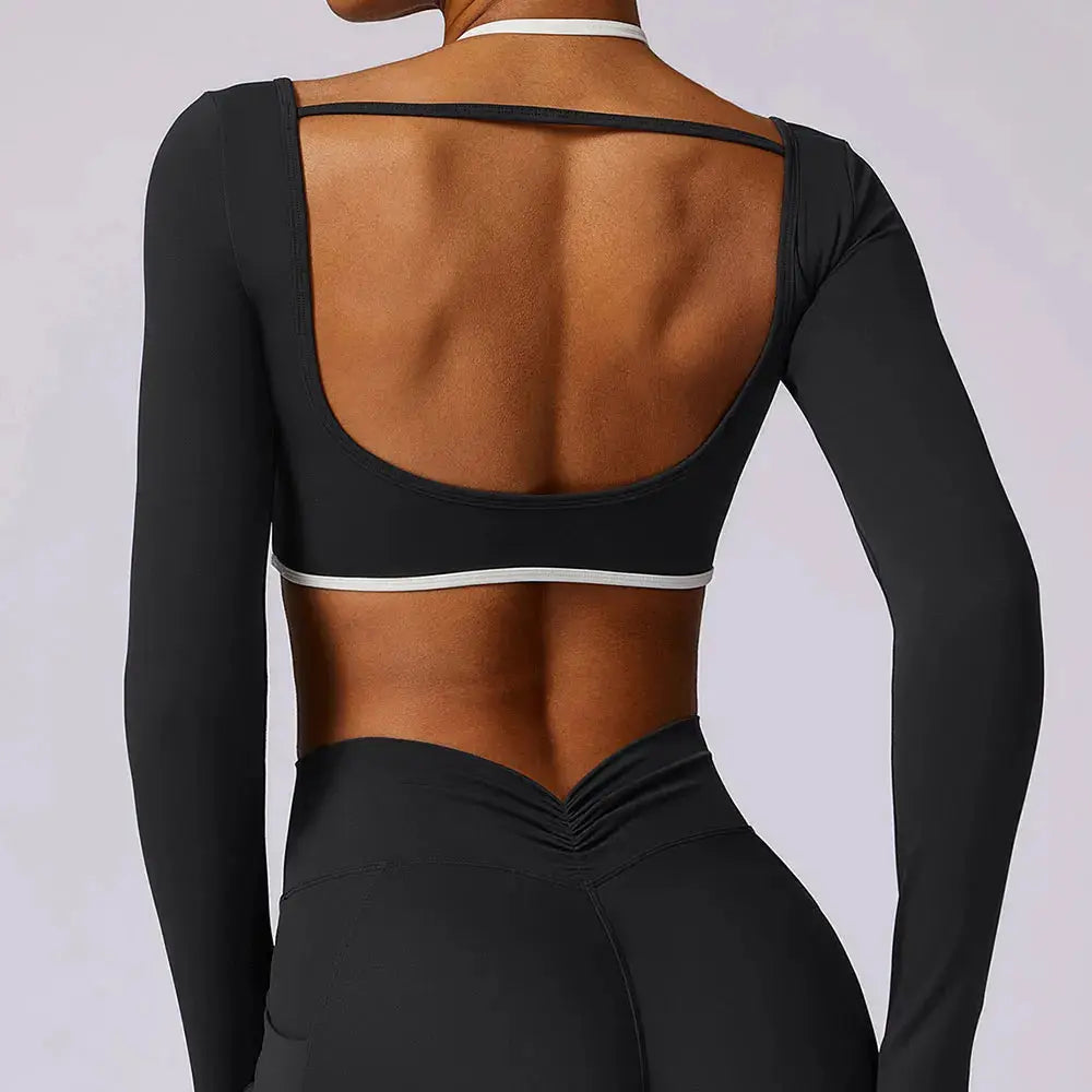 Meesha Backless Top  Lolu Active