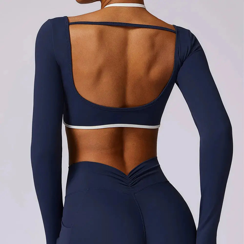 Meesha Backless Top  Lolu Active