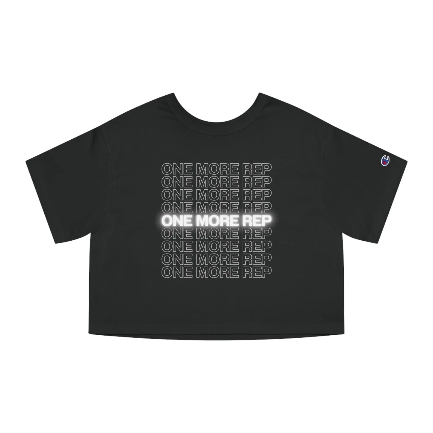 One More Rep Cropped Tee  Lolu Active