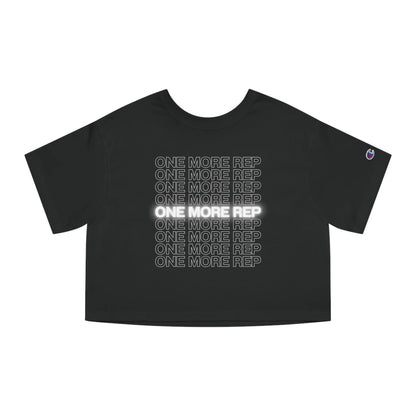 One More Rep Cropped Tee  Lolu Active