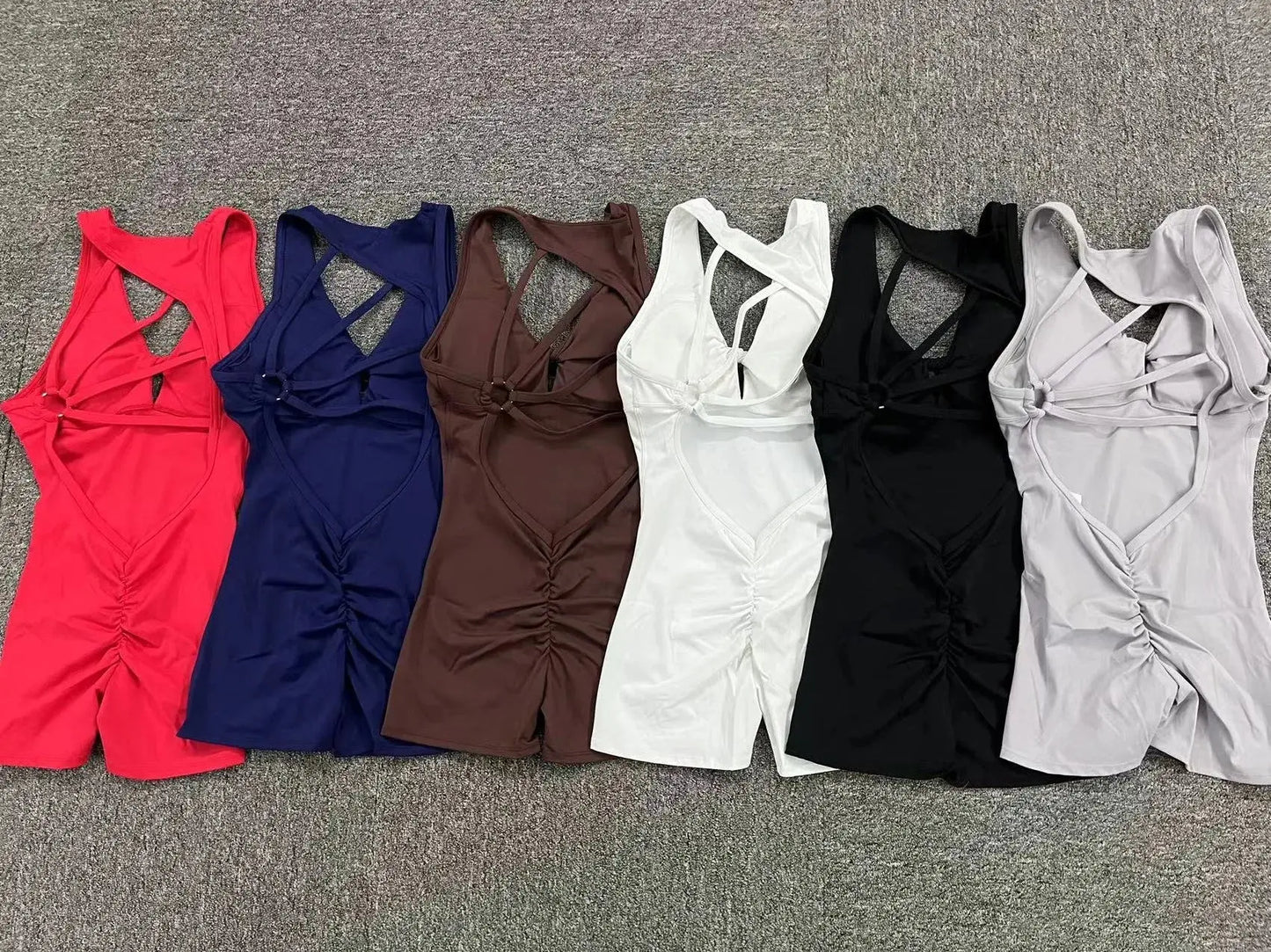 Padded Jumpsuit Sport Women Yoga Bodysuit Fitness Wear Gym Sportswear High Elastic Workout Running Clothes  Lolu Active