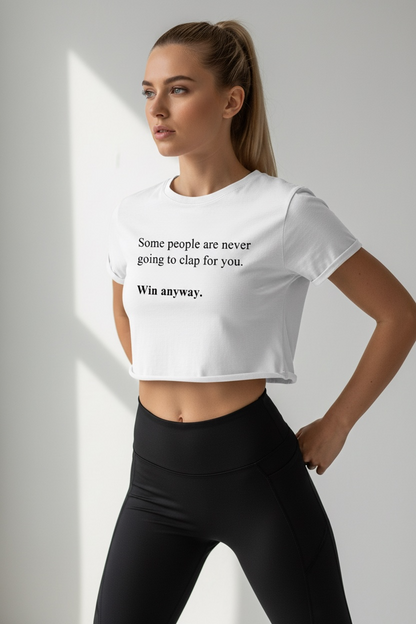 Clapback Crop Tee