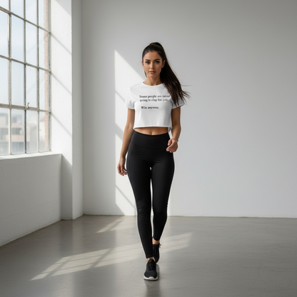 Clapback Crop Tee