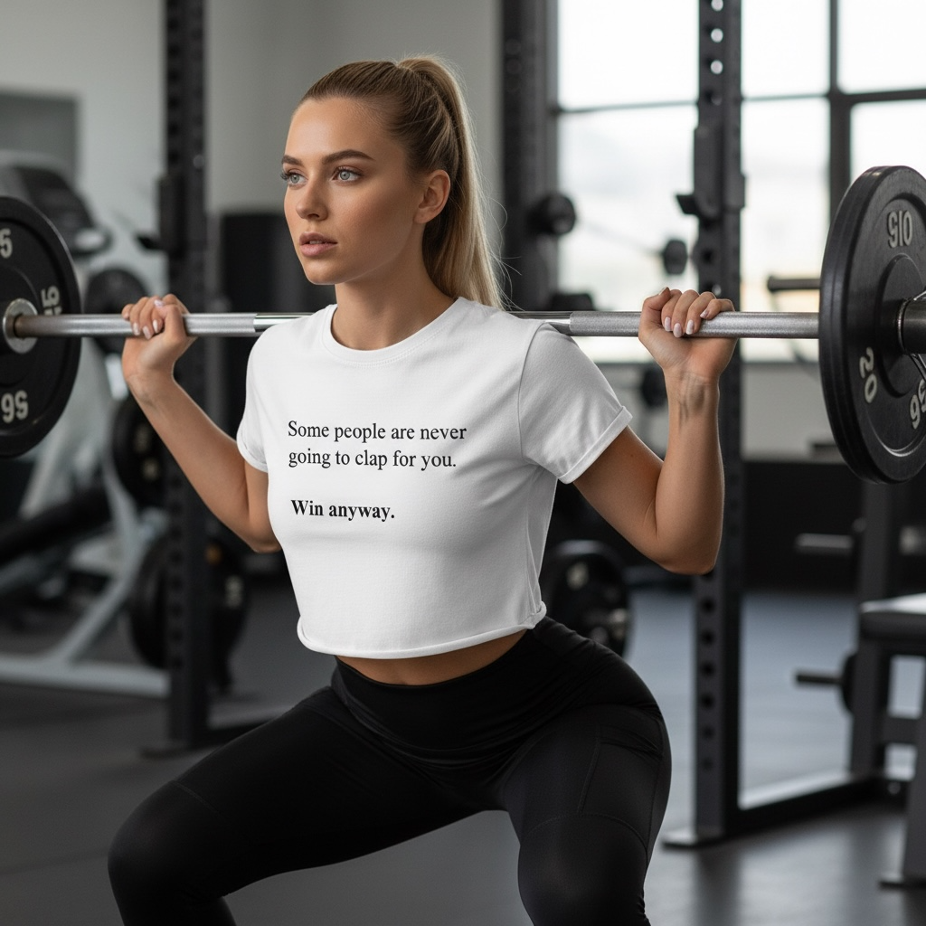Clapback Crop Tee
