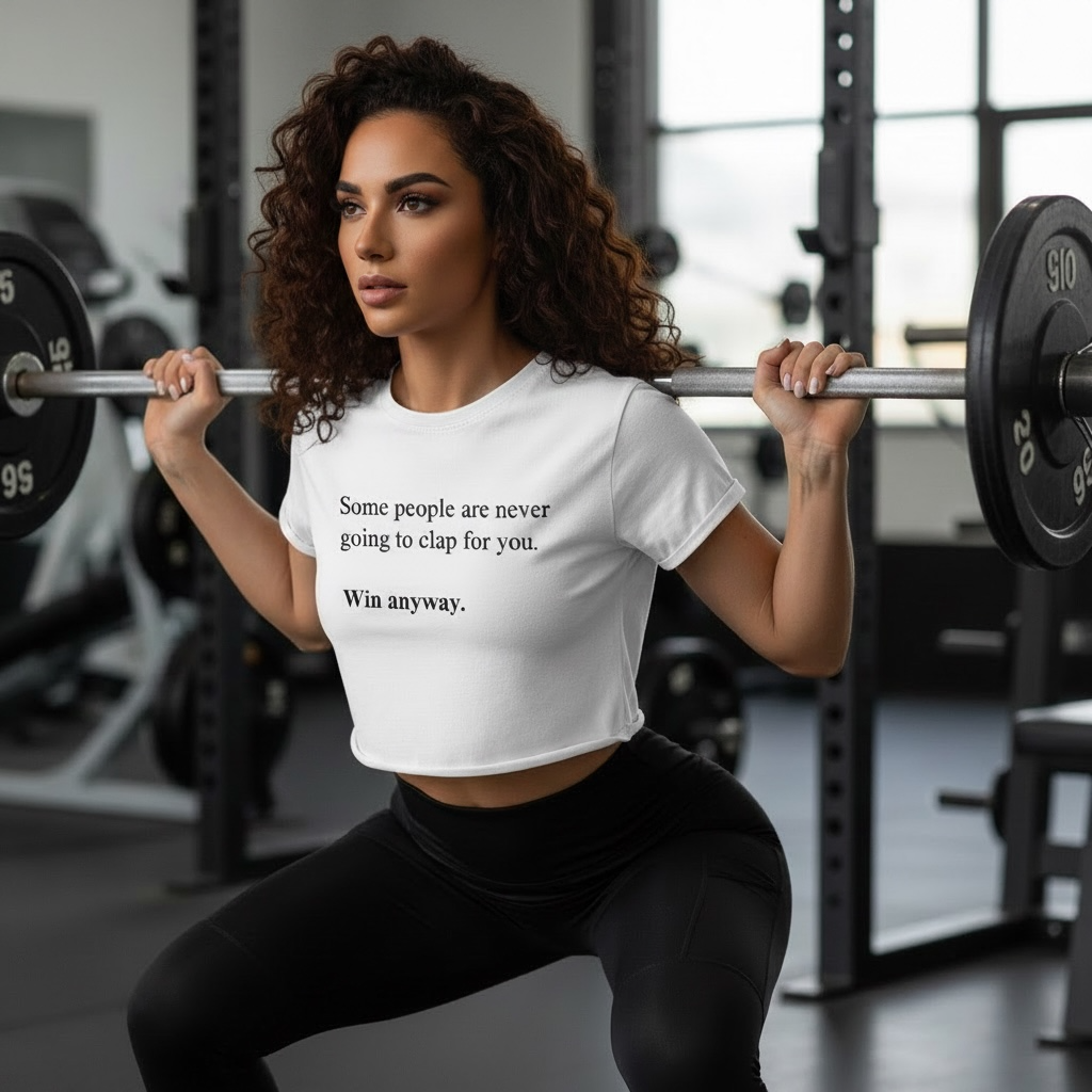 Clapback Crop Tee