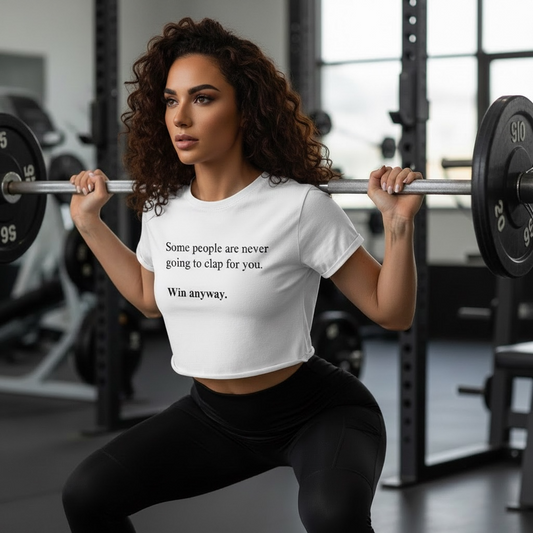Clapback Crop Tee