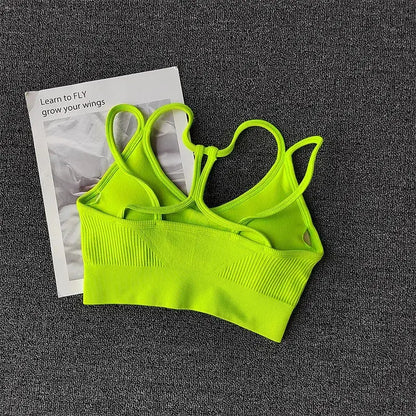PowerSculpt Ribbed Sports Bra  Lolu Active