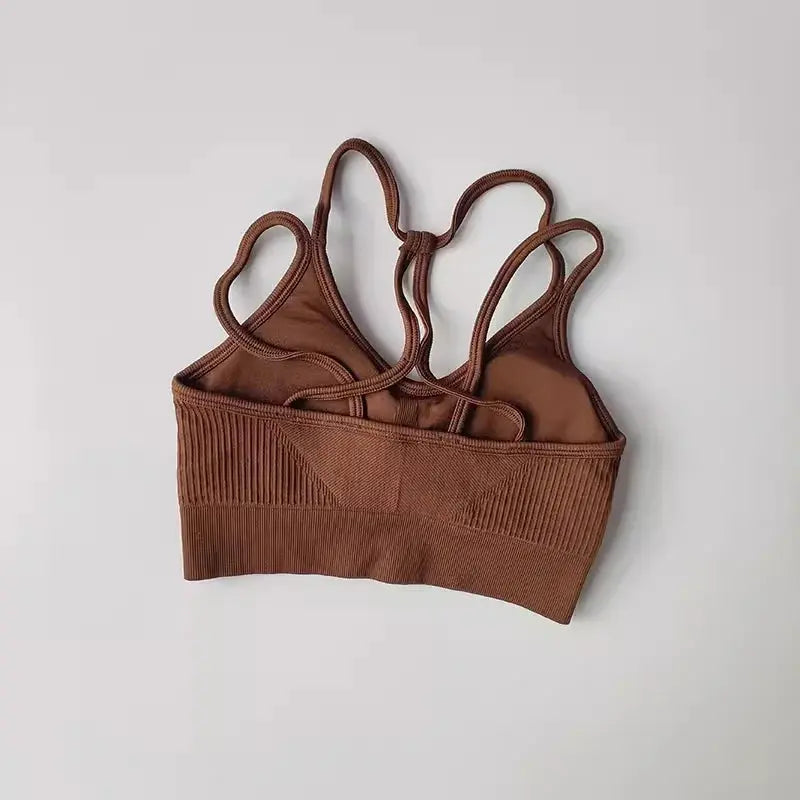 PowerSculpt Ribbed Sports Bra  Lolu Active
