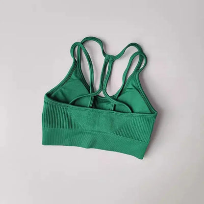PowerSculpt Ribbed Sports Bra  Lolu Active