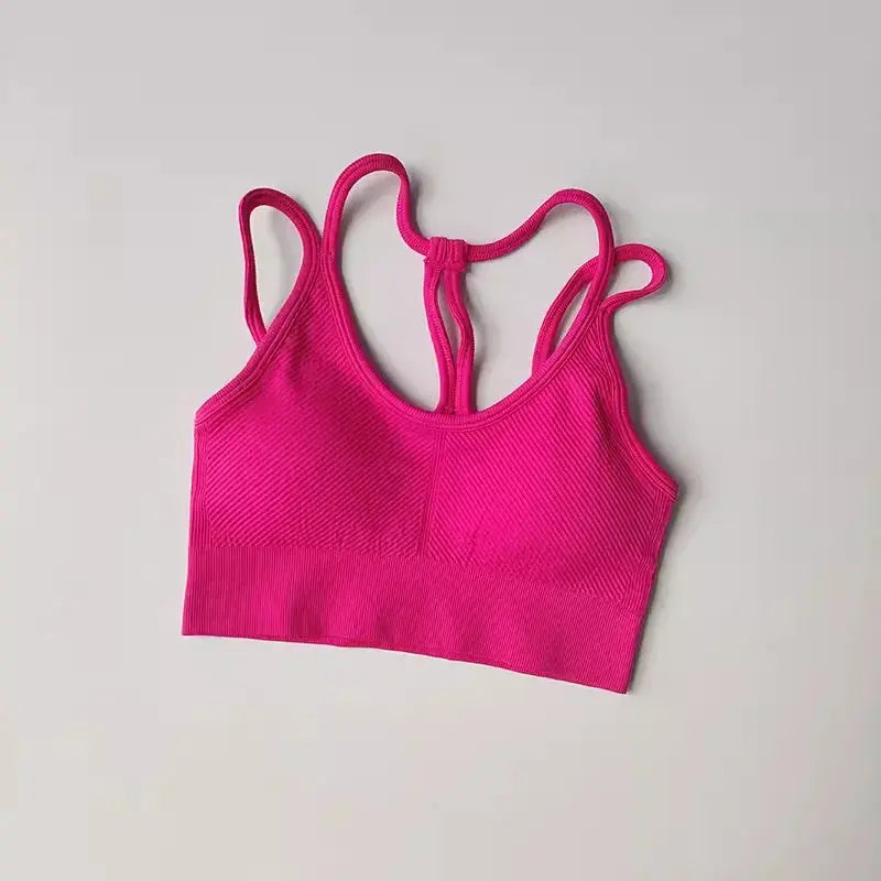 PowerSculpt Ribbed Sports Bra  Lolu Active